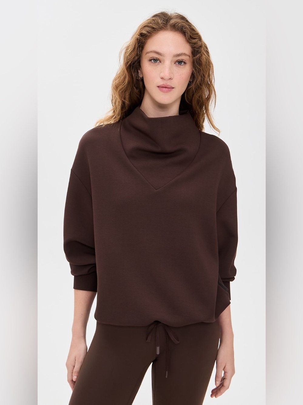 Varley Betsy Sweatshirt Double Soft Contemporary Pullover